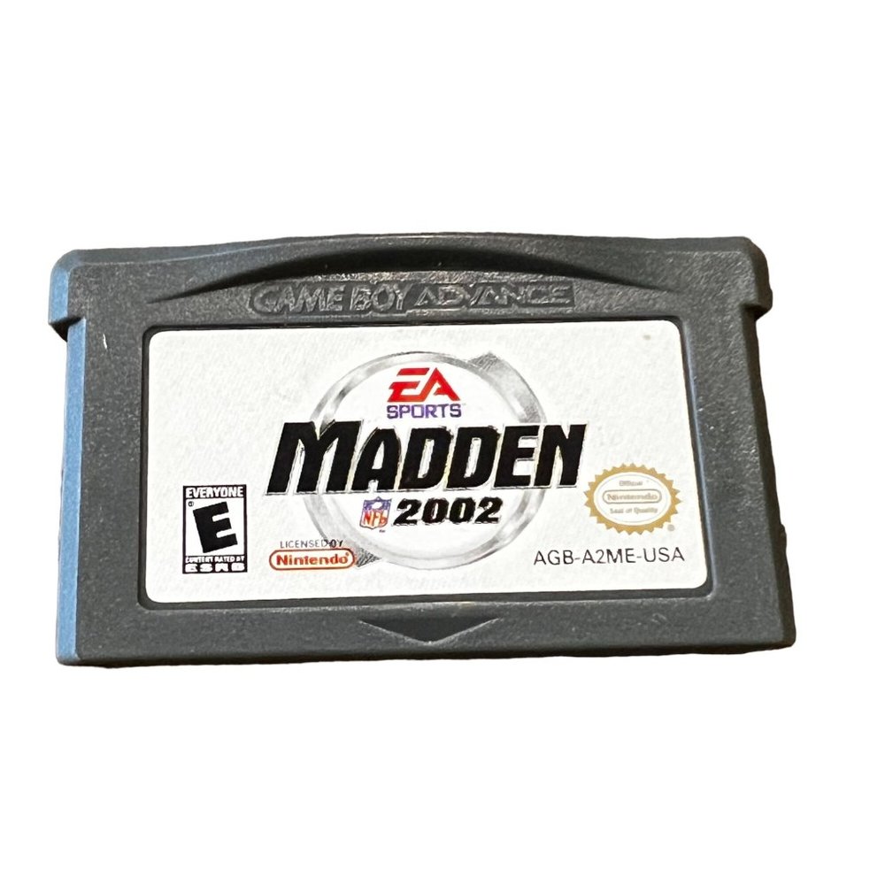Nintendo Madden 2002 for Gameboy Game Cartridge